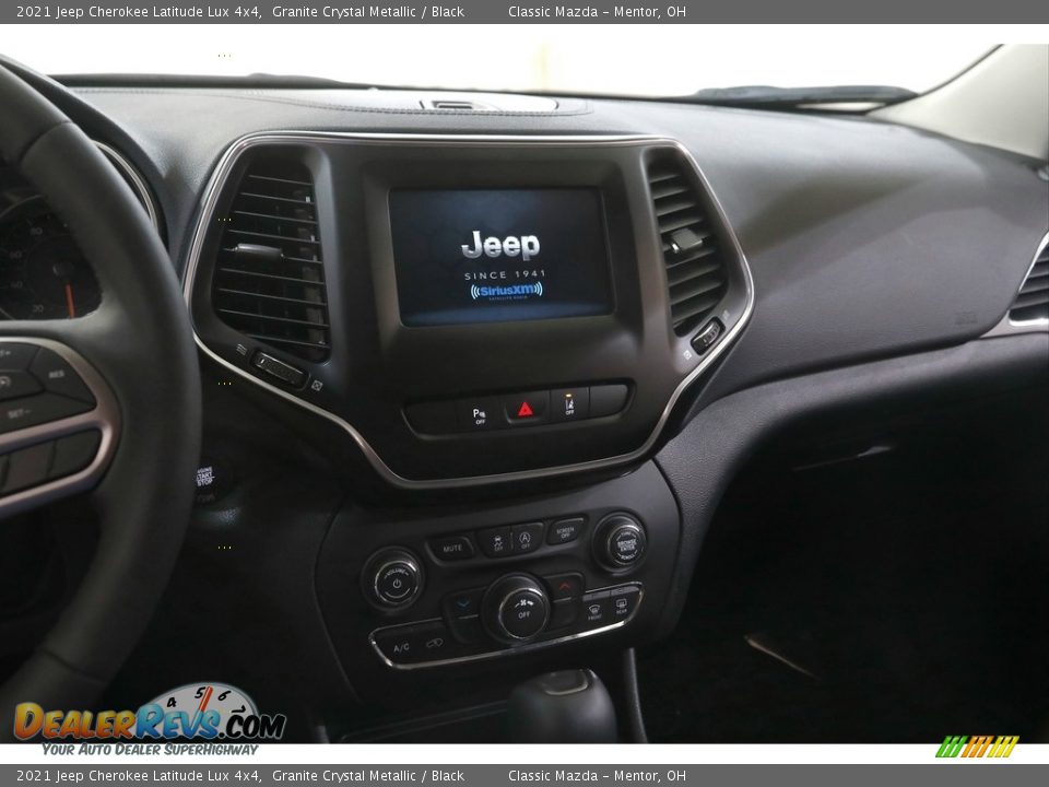 2021 Jeep Cherokee Latitude Lux 4x4 Granite Crystal Metallic / Black Photo #9