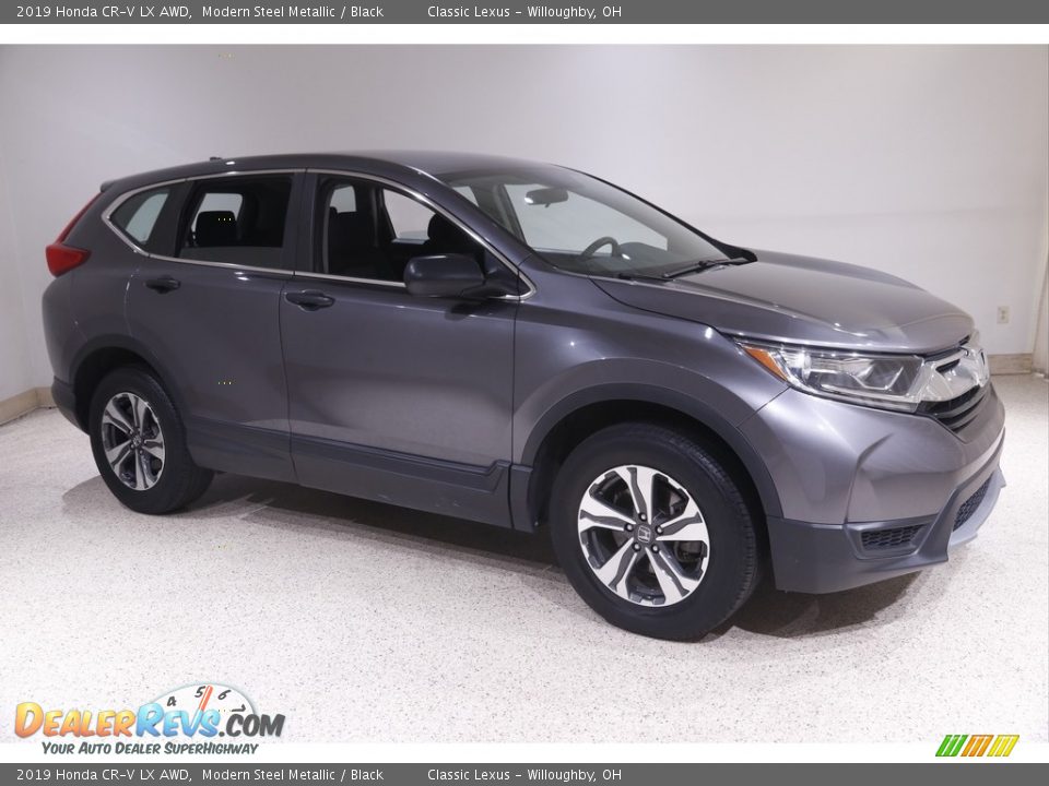 2019 Honda CR-V LX AWD Modern Steel Metallic / Black Photo #1