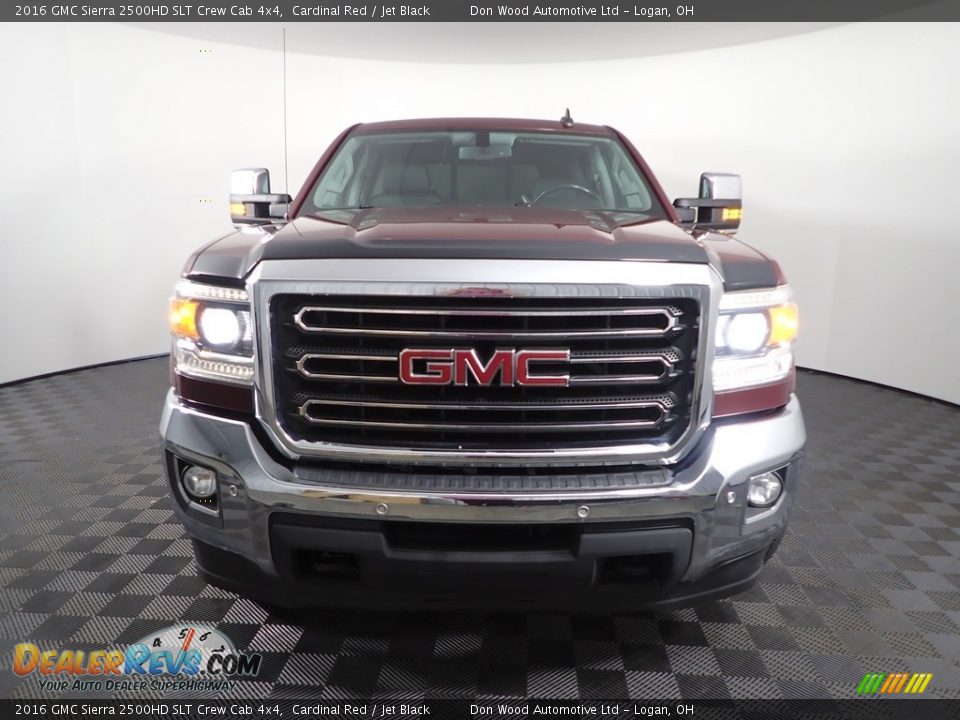 2016 GMC Sierra 2500HD SLT Crew Cab 4x4 Cardinal Red / Jet Black Photo #6