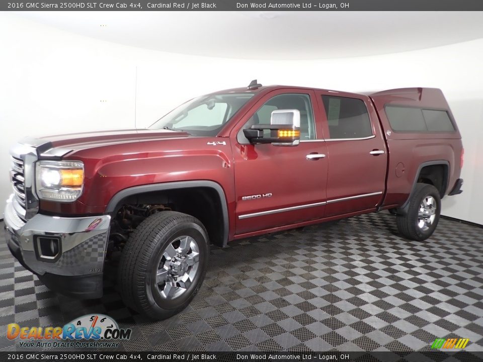 2016 GMC Sierra 2500HD SLT Crew Cab 4x4 Cardinal Red / Jet Black Photo #7