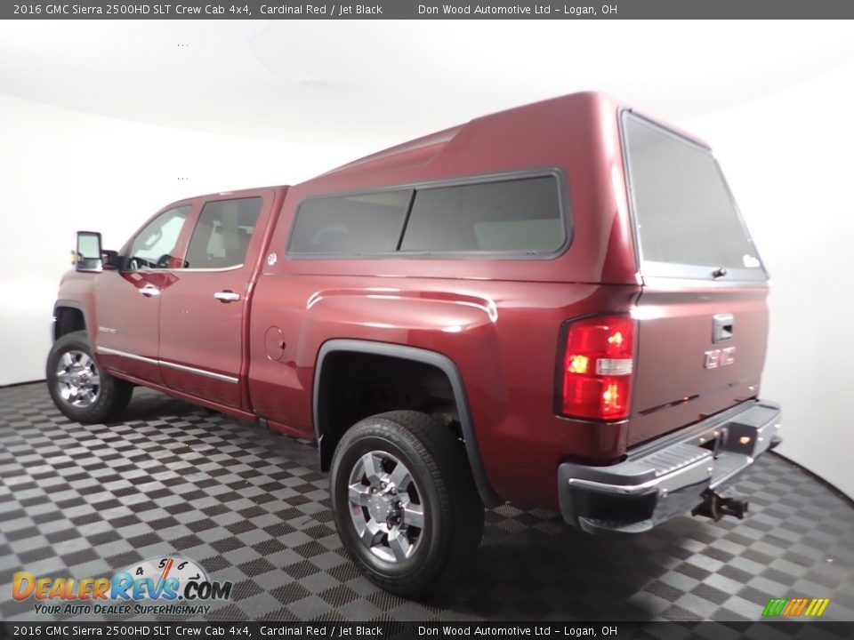 2016 GMC Sierra 2500HD SLT Crew Cab 4x4 Cardinal Red / Jet Black Photo #8