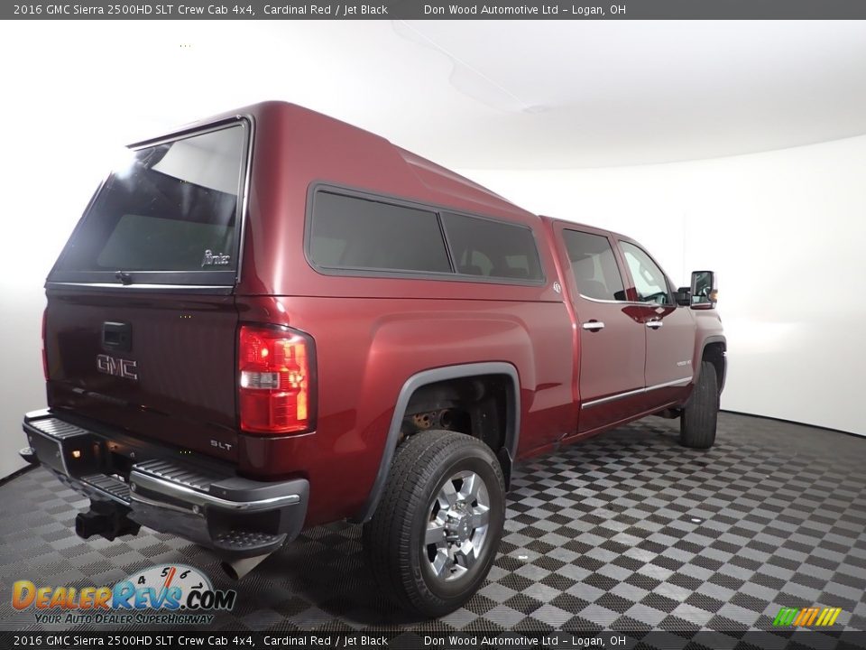 2016 GMC Sierra 2500HD SLT Crew Cab 4x4 Cardinal Red / Jet Black Photo #10