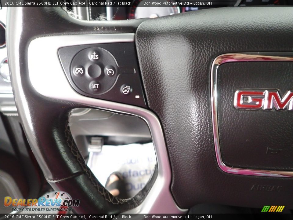 2016 GMC Sierra 2500HD SLT Crew Cab 4x4 Steering Wheel Photo #16