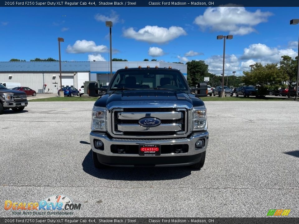 2016 Ford F250 Super Duty XLT Regular Cab 4x4 Shadow Black / Steel Photo #2