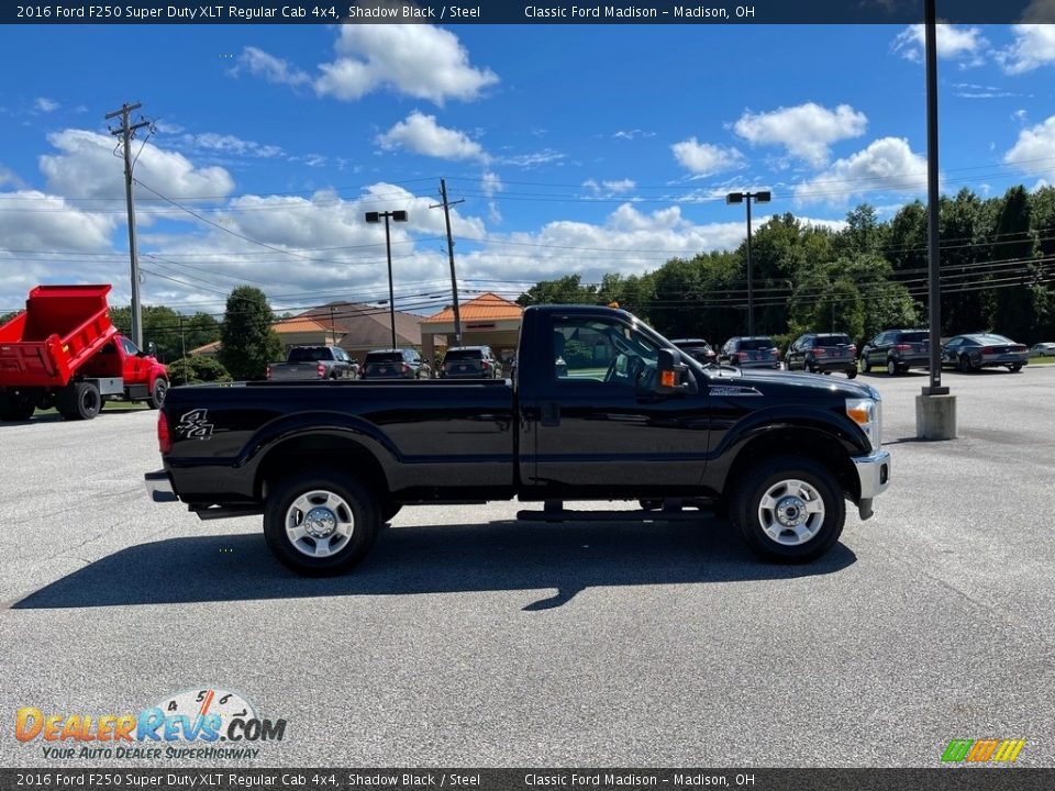 2016 Ford F250 Super Duty XLT Regular Cab 4x4 Shadow Black / Steel Photo #4