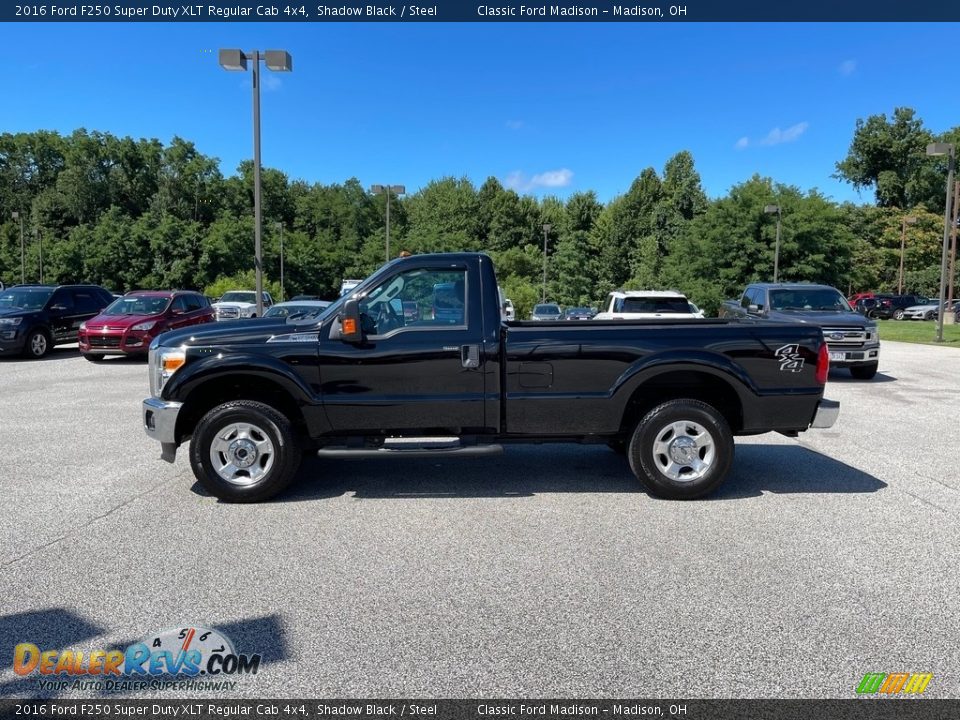 Shadow Black 2016 Ford F250 Super Duty XLT Regular Cab 4x4 Photo #8