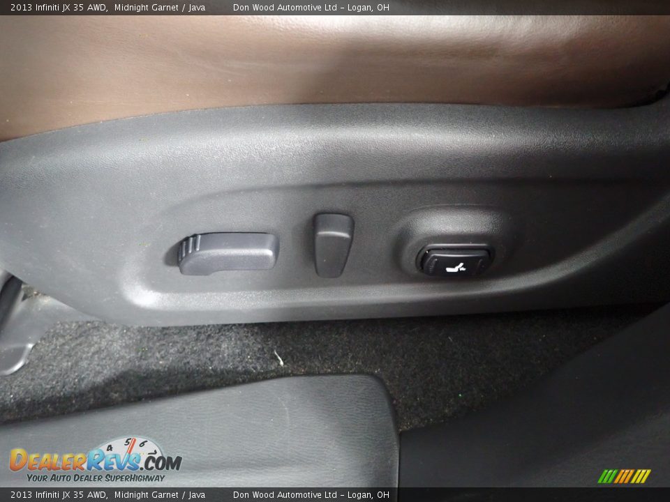 2013 Infiniti JX 35 AWD Midnight Garnet / Java Photo #19