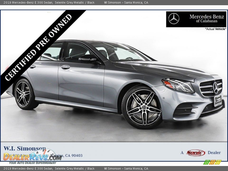 2019 Mercedes-Benz E 300 Sedan Selenite Grey Metallic / Black Photo #1