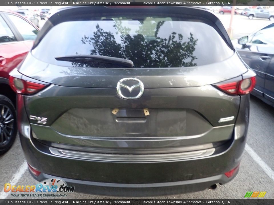 2019 Mazda CX-5 Grand Touring AWD Machine Gray Metallic / Parchment Photo #3