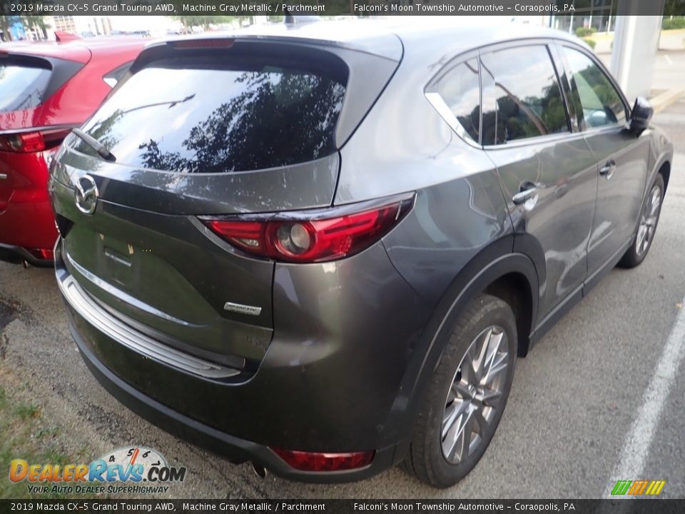 2019 Mazda CX-5 Grand Touring AWD Machine Gray Metallic / Parchment Photo #4