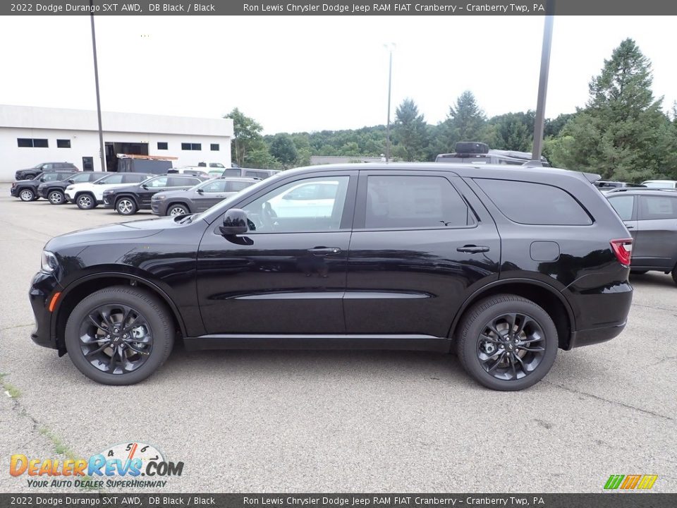 DB Black 2022 Dodge Durango SXT AWD Photo #2