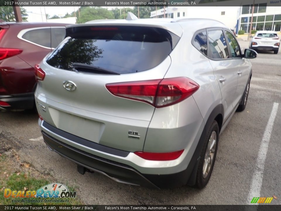 2017 Hyundai Tucson SE AWD Molten Silver / Black Photo #3