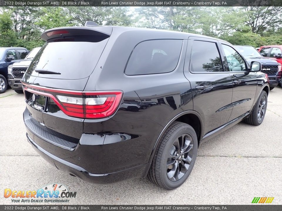 2022 Dodge Durango SXT AWD DB Black / Black Photo #5