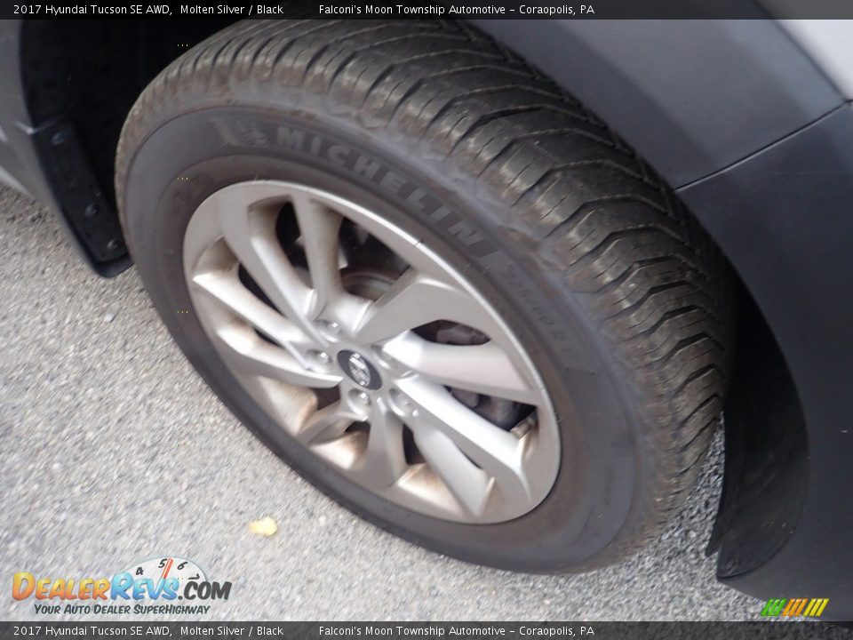 2017 Hyundai Tucson SE AWD Molten Silver / Black Photo #5