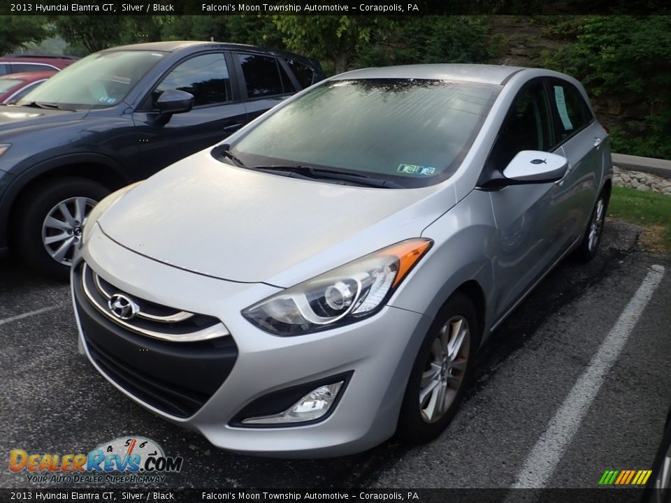 2013 Hyundai Elantra GT Silver / Black Photo #1