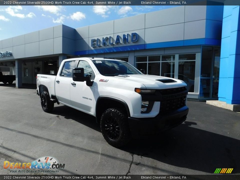 2022 Chevrolet Silverado 2500HD Work Truck Crew Cab 4x4 Summit White / Jet Black Photo #1