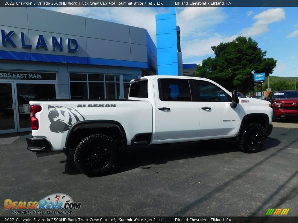 2022 Chevrolet Silverado 2500HD Work Truck Crew Cab 4x4 Summit White / Jet Black Photo #3