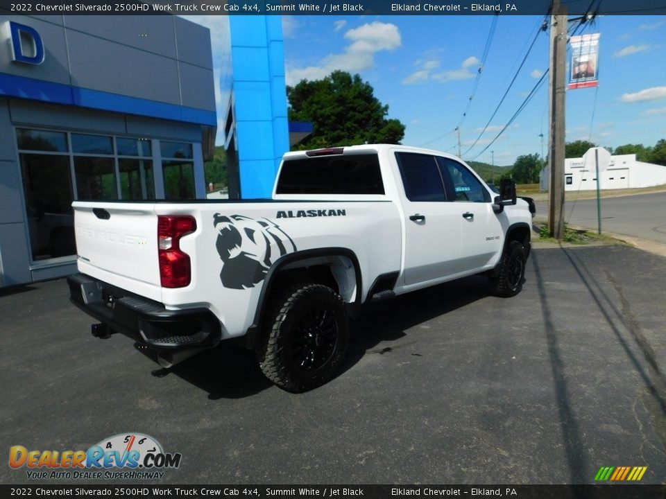 2022 Chevrolet Silverado 2500HD Work Truck Crew Cab 4x4 Summit White / Jet Black Photo #4