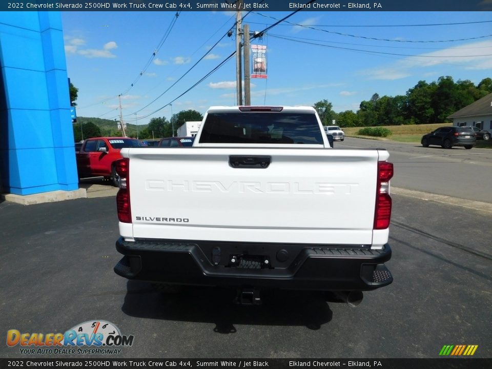 2022 Chevrolet Silverado 2500HD Work Truck Crew Cab 4x4 Summit White / Jet Black Photo #5