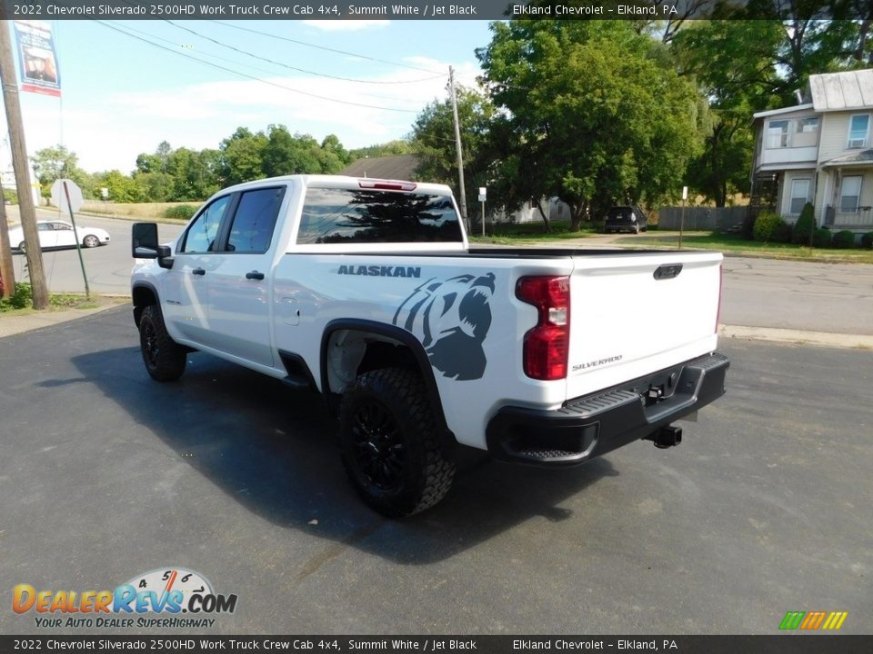 2022 Chevrolet Silverado 2500HD Work Truck Crew Cab 4x4 Summit White / Jet Black Photo #6