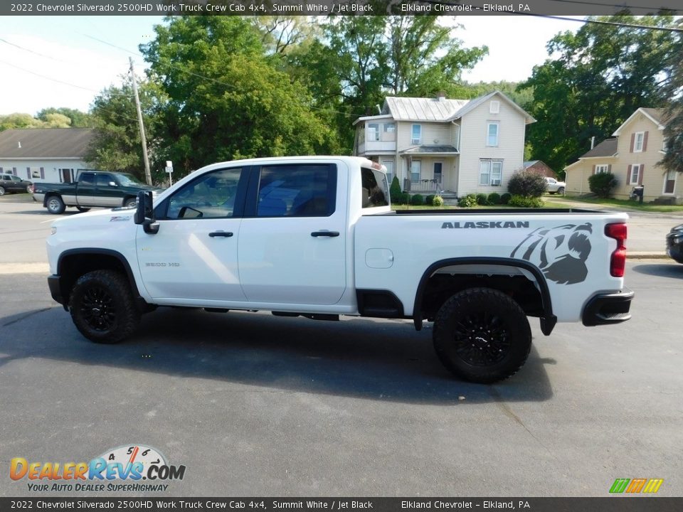 2022 Chevrolet Silverado 2500HD Work Truck Crew Cab 4x4 Summit White / Jet Black Photo #7