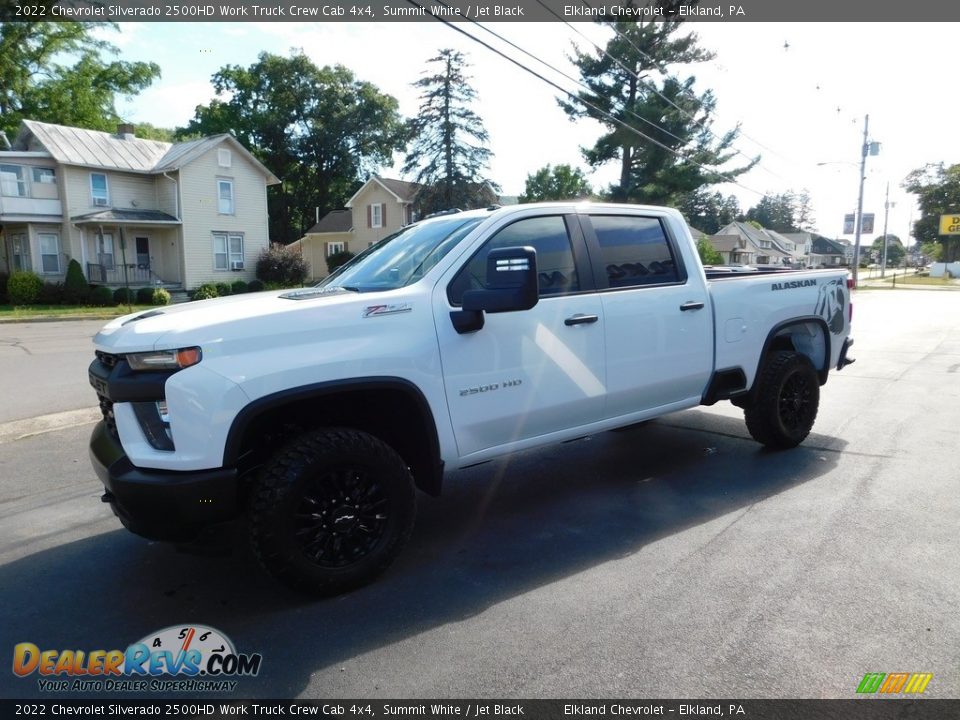 2022 Chevrolet Silverado 2500HD Work Truck Crew Cab 4x4 Summit White / Jet Black Photo #9