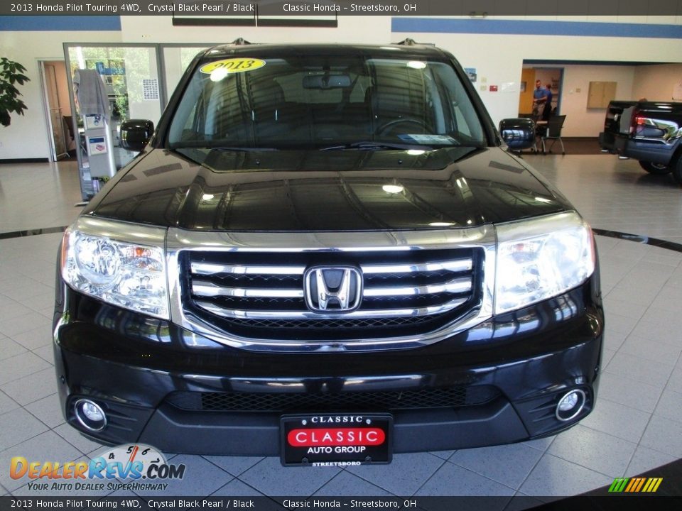 2013 Honda Pilot Touring 4WD Crystal Black Pearl / Black Photo #2