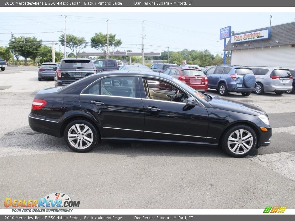 2010 Mercedes-Benz E 350 4Matic Sedan Black / Almond Beige Photo #4