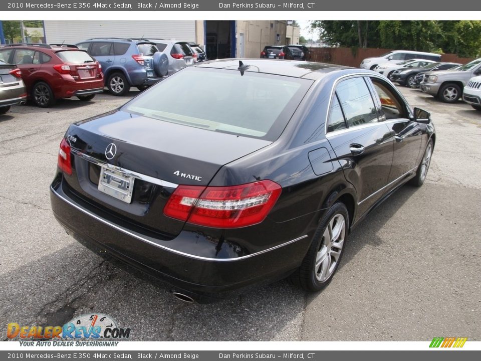 2010 Mercedes-Benz E 350 4Matic Sedan Black / Almond Beige Photo #5