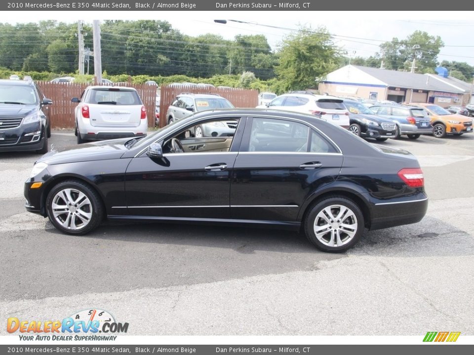 2010 Mercedes-Benz E 350 4Matic Sedan Black / Almond Beige Photo #8