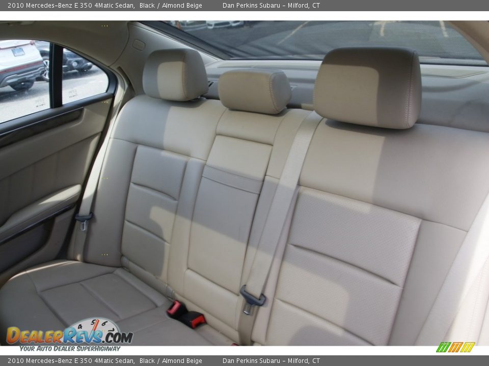 2010 Mercedes-Benz E 350 4Matic Sedan Black / Almond Beige Photo #13