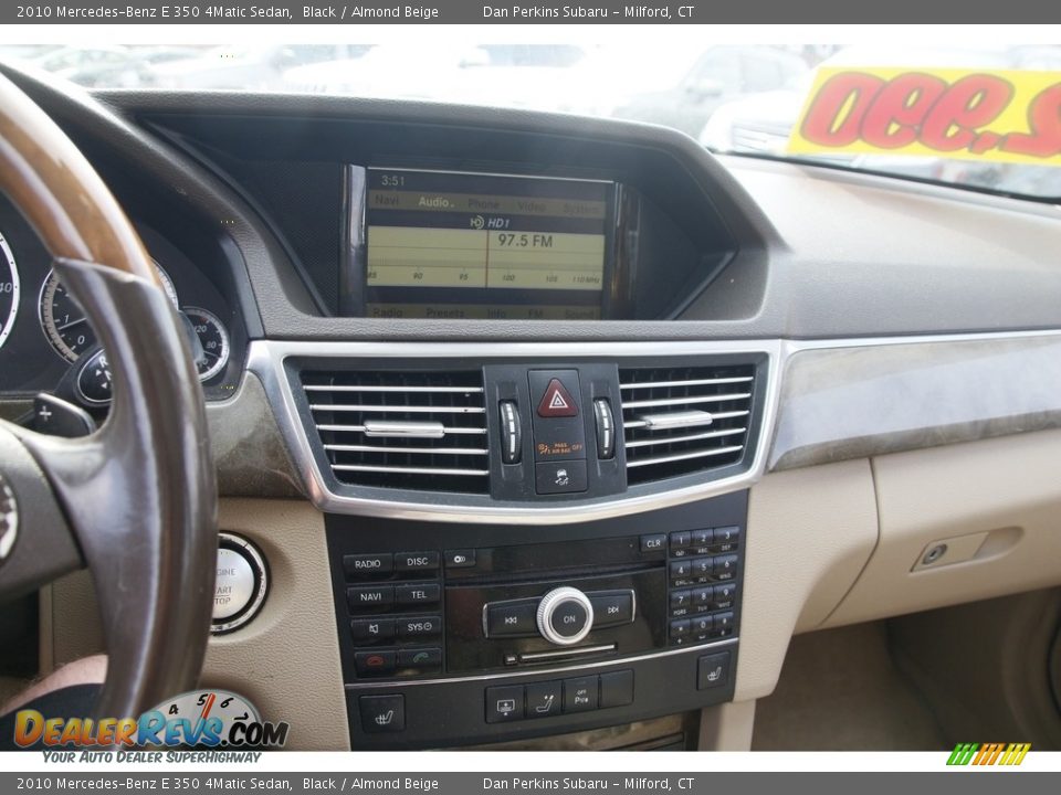 2010 Mercedes-Benz E 350 4Matic Sedan Black / Almond Beige Photo #18