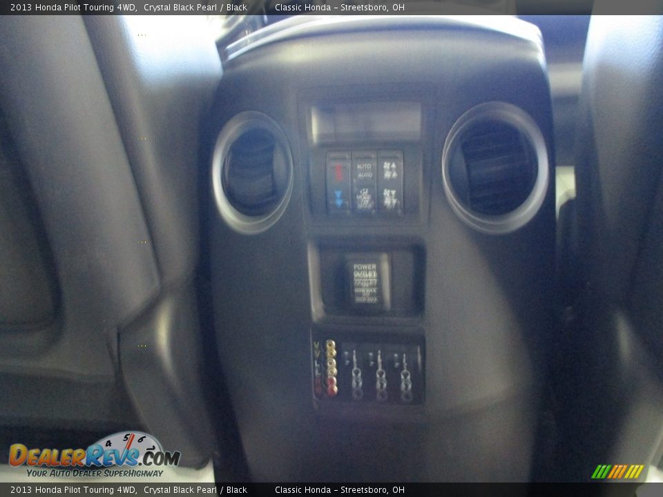 2013 Honda Pilot Touring 4WD Crystal Black Pearl / Black Photo #21