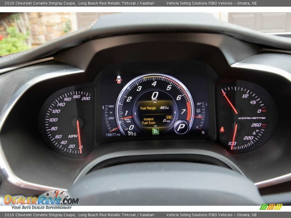 2016 Chevrolet Corvette Stingray Coupe Gauges Photo #12