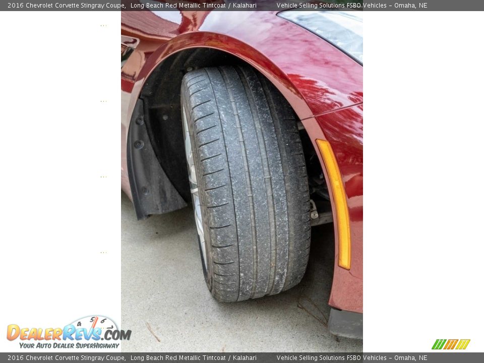 2016 Chevrolet Corvette Stingray Coupe Long Beach Red Metallic Tintcoat / Kalahari Photo #24