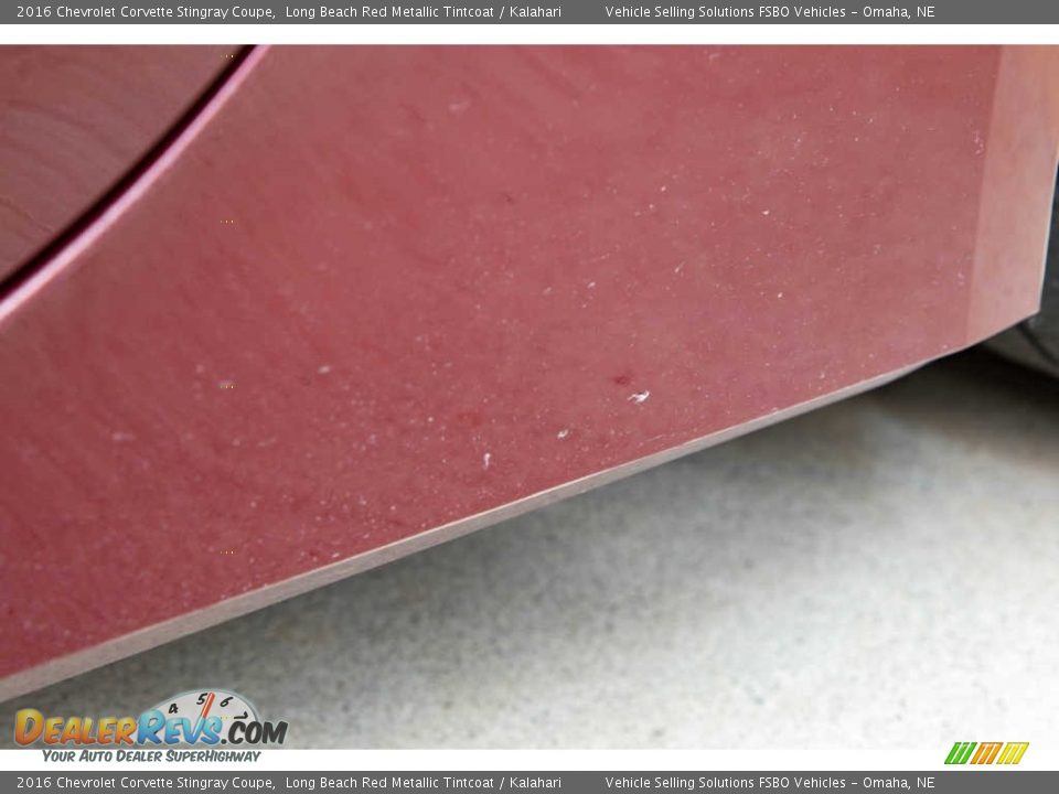 2016 Chevrolet Corvette Stingray Coupe Long Beach Red Metallic Tintcoat / Kalahari Photo #26