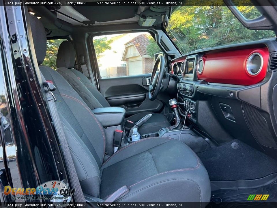 2021 Jeep Gladiator Rubicon 4x4 Black / Black Photo #4