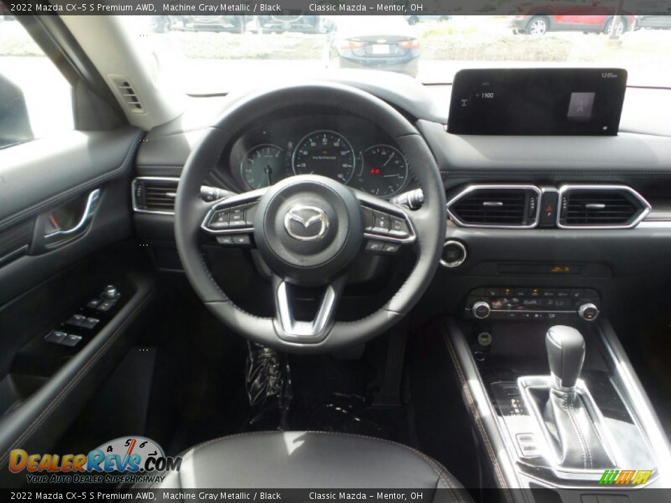 2022 Mazda CX-5 S Premium AWD Machine Gray Metallic / Black Photo #4
