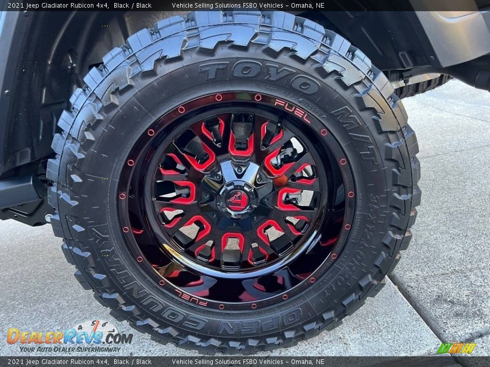 2021 Jeep Gladiator Rubicon 4x4 Black / Black Photo #12