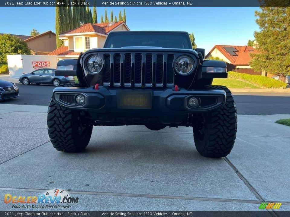 2021 Jeep Gladiator Rubicon 4x4 Black / Black Photo #16