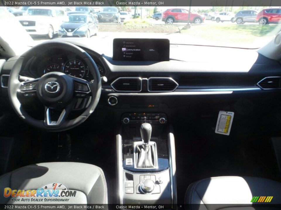 2022 Mazda CX-5 S Premium AWD Jet Black Mica / Black Photo #3