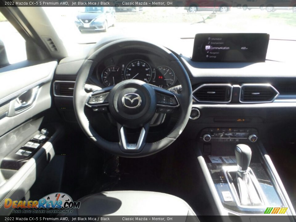 2022 Mazda CX-5 S Premium AWD Jet Black Mica / Black Photo #4