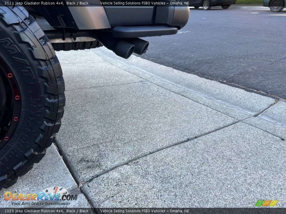 2021 Jeep Gladiator Rubicon 4x4 Black / Black Photo #23
