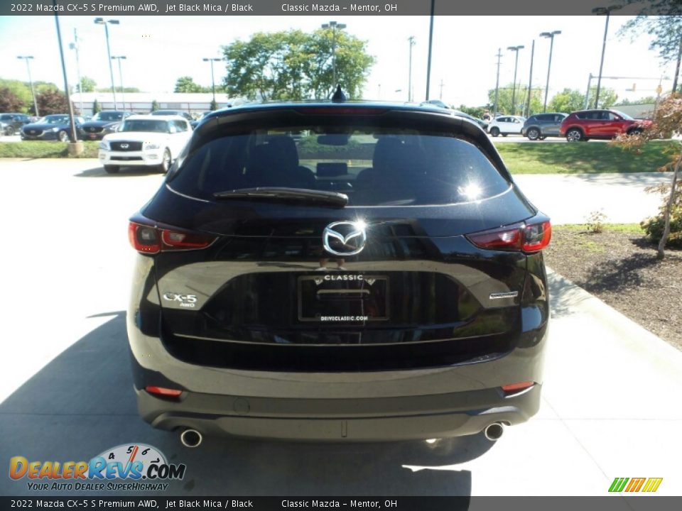 2022 Mazda CX-5 S Premium AWD Jet Black Mica / Black Photo #5