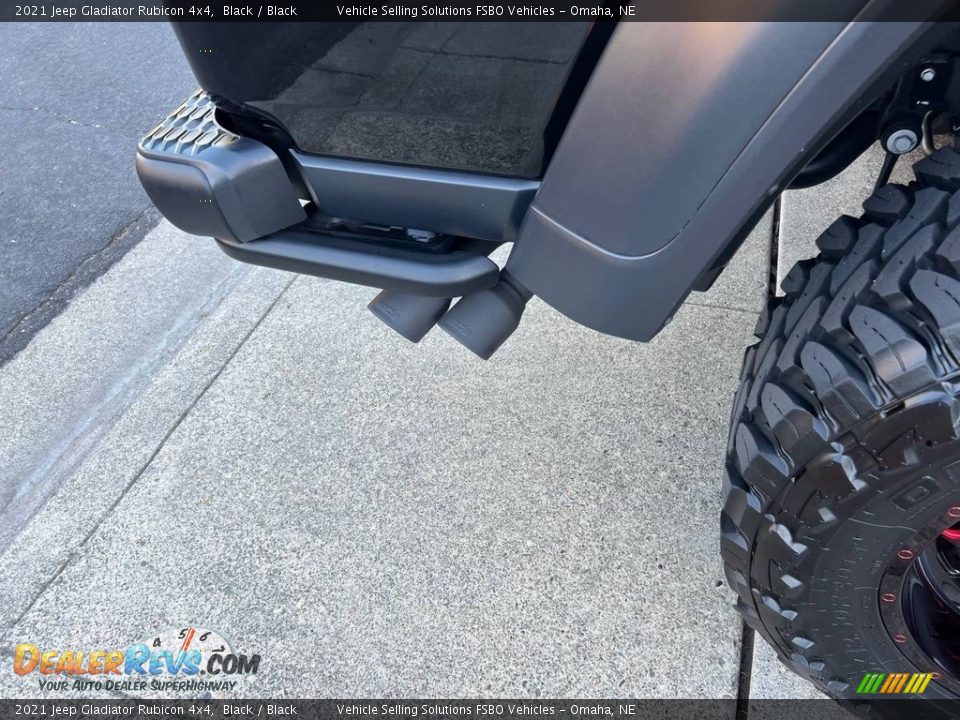 2021 Jeep Gladiator Rubicon 4x4 Black / Black Photo #24