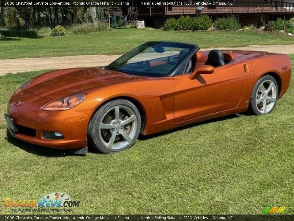 2008 Chevrolet Corvette Convertible Atomic Orange Metallic / Sienna Photo #1