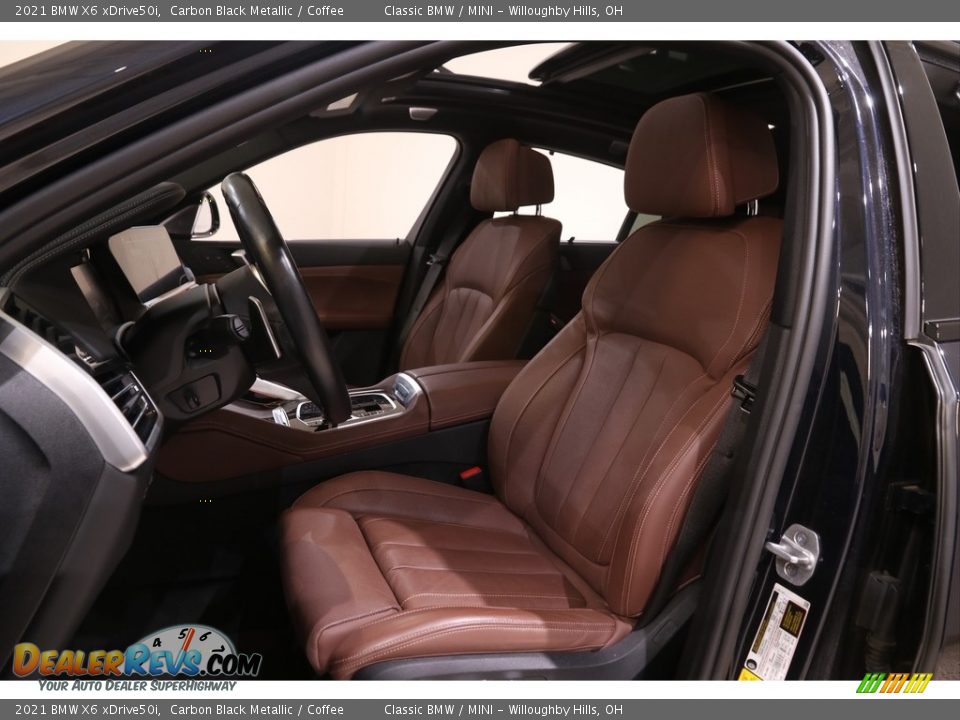 Coffee Interior - 2021 BMW X6 xDrive50i Photo #5