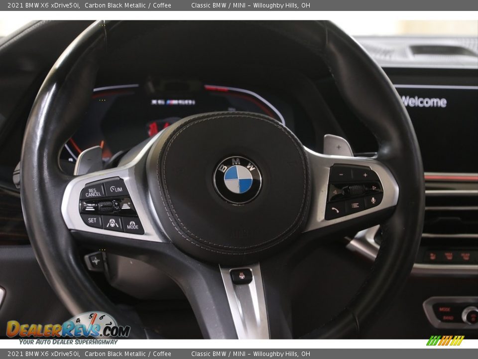 2021 BMW X6 xDrive50i Steering Wheel Photo #7