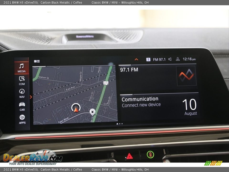 Navigation of 2021 BMW X6 xDrive50i Photo #10