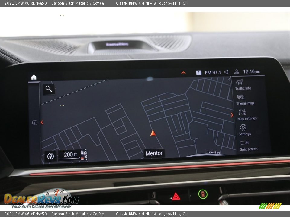 Navigation of 2021 BMW X6 xDrive50i Photo #12